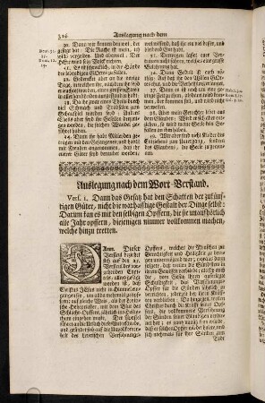 316-327, Auslegung nach dem Wort-Verstand