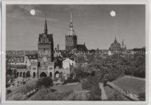Rostock, Kröpeliner Tor und Türme