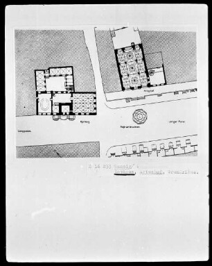 Grundriß des Rathauses