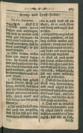 Kreuz- und Trost-Lieder.