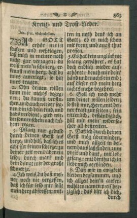 Kreuz- und Trost-Lieder.