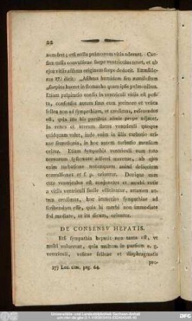 De Consensu Hepatis.