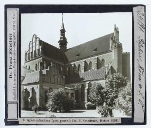 Pelplin, Klosterkirche : Außenansicht von SO, Chor u. S-QH