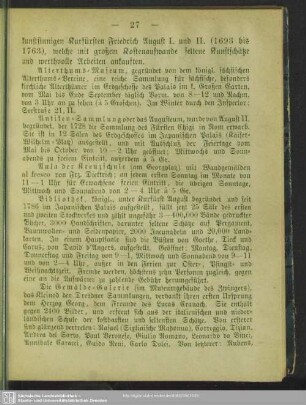 [Sammlungen für Wissenschaft und Kunst]
