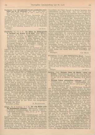 186-187 [Rezension] Natorp, Paul, Hermann Cohen als Mensch, Lehrer und Forscher