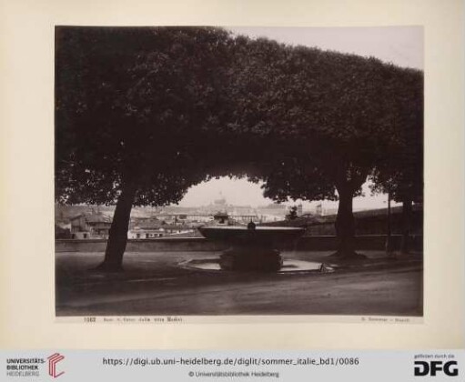 No. 1062 Roma S. Pietro dalla Villa Medici