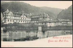 Bad Ems. Kurhaus und Gitterbrücke