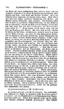 Erziehungskunst und Wissenschaft