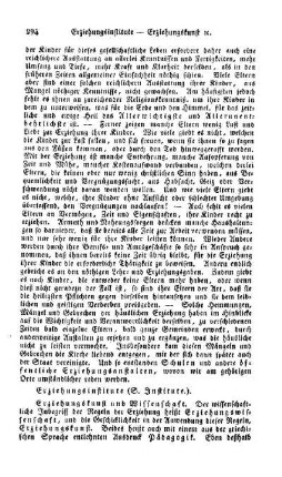 Erziehungskunst und Wissenschaft