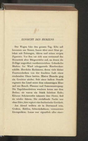 Einsicht des Herzens