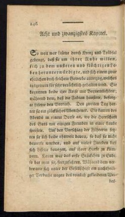 Acht und zwanzigstes Kapitel.