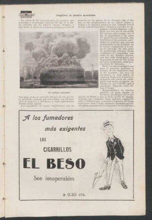Surgideros de petroleo incendiados