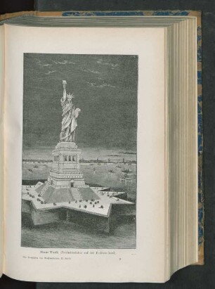 New-York (Freiheitsstatue auf der Bedloes-Insel)