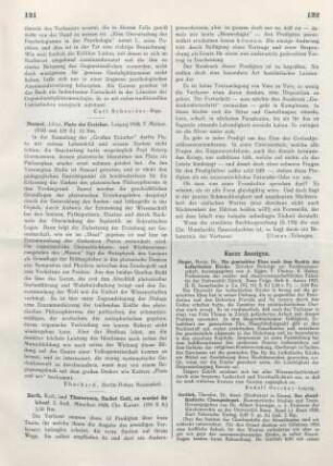 121-122 [Rezension] Barth, Karl, Suchet Gott, so werdet ihr leben!