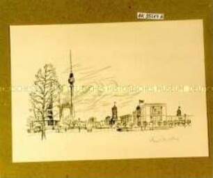 Karte "Anblick Fernsehturm"