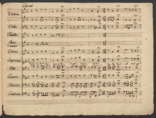 Choral: Drum so laßt uns immerdar