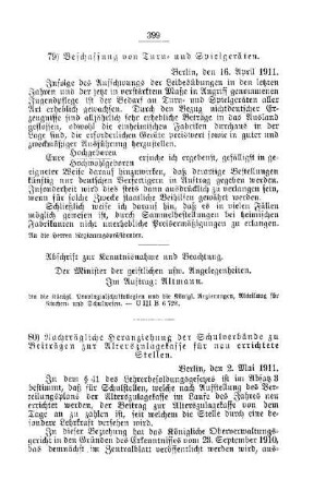 Nachträgliche Heranziehung der Schulverbände zu Beiträgen zur Alterszulagenkasse für neu errichtete Stellen : [G. Öffentliches Volksschulwesen]