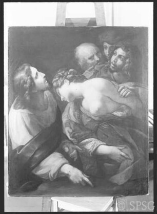 Procaccini, Gulio Cesare: Christus und die Ehebrecherin, GK I 7630.