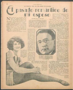 El pasado romántico de mi esposo : La trágica vida de una reina de belleza