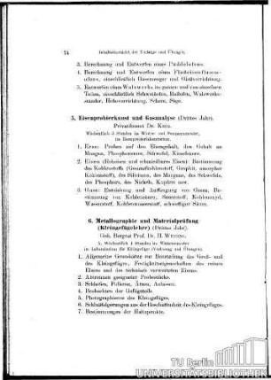 5. Eisenprobierkunst und Gasanalyse