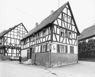 Fachwerkwohnhaus; Seligenstadt, Große Maingasse 22