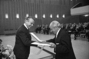100jähriges Jubiläum des Gesangvereins Badenia 1871 e.V. Karlsruhe mit Verleihung der Zelter-Plakette