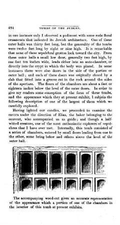 Interior of one of the Tombs of the Judges