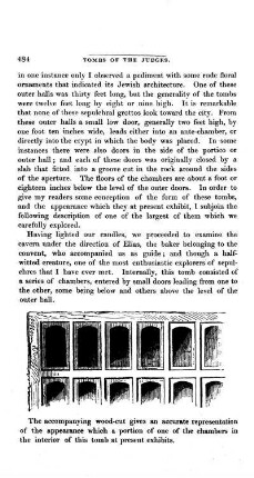 Interior of one of the Tombs of the Judges