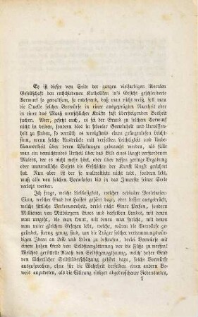 Sind die Ultramontanen eine vaterlandslose Parthei?