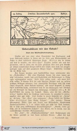 Überschätzen wir den Gehalt?