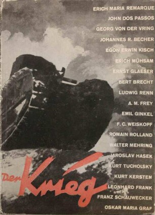 Sammelband: "Der Krieg", 1929