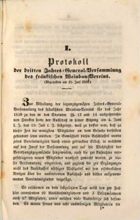 Jahrbücher des Fränkischen Weinbau-Vereins : in zwanglosen Heften. 5, 5. 1838