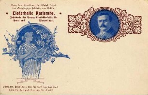 Postkartenalbum. "Liederhalle Karlsruhe"