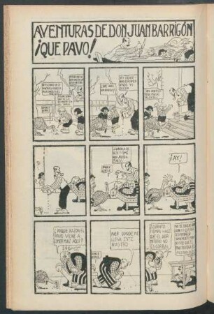 Aventuras de don Juan Barrigón : ¡Qué pavo!