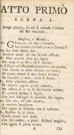 Atto Primo.