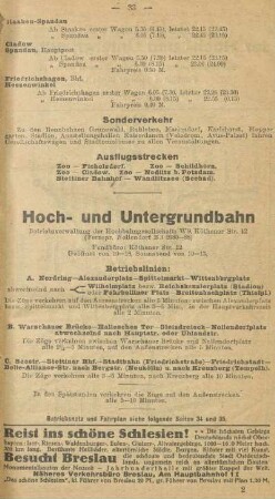 Hoch- und Untergrundbahn