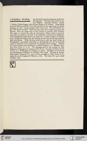 [Editors] Camera Work [masthead]