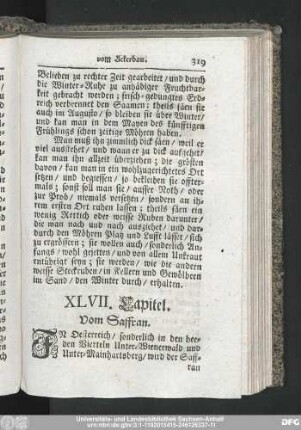 XLVII. Capitel. Vom Saffran.