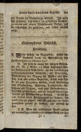 501-522, Siebenzehntes Gespräch - Achtzehntes Gespräch