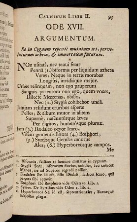 95-96, Ode XVII