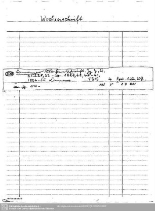 Wochenschrift