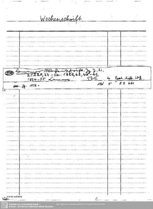 Wochenschrift
