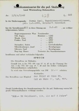 Nowak, Karl