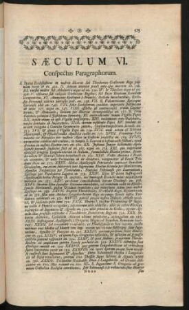Saeculum VI.