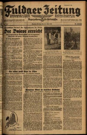 Ausgabe vom Samstag, den 05. Juli 1941.