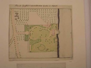 Plan des Gräflich Einsiedelschen Gartens in Briesnitz (Dresden-Briesnitz)