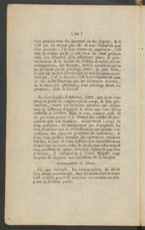 Commutation de Droits