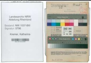 Entnazifizierung Katharina Kremer , geb. 29.08.1909 ()