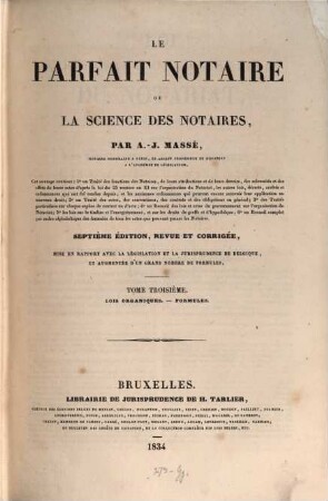 Le parfait notaire ou la science de notaires, 3