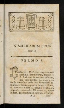9-23, Sermo I. (I)